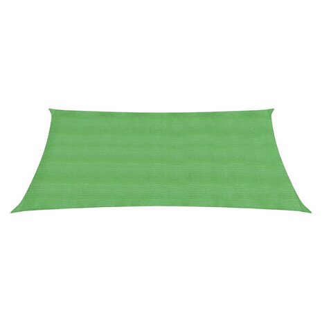 Zonnezeil 160 g/m² 2x3 m HDPE lichtgroen 2
