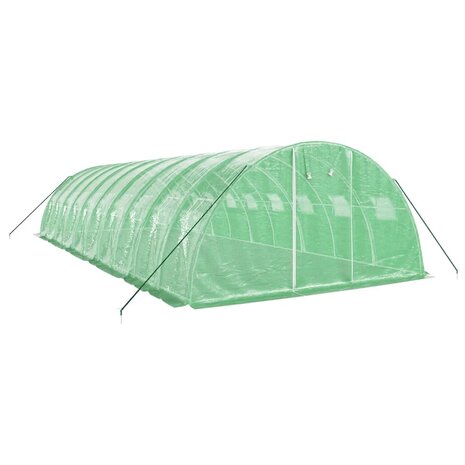 Tuinkas met stalen frame 40 m² 10x4x2 m groen 3
