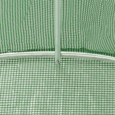 Tuinkas met stalen frame 40 m² 10x4x2 m groen 9