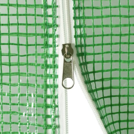 Tuinkas met stalen frame 24 m² 6x4x2,85 m groen 7