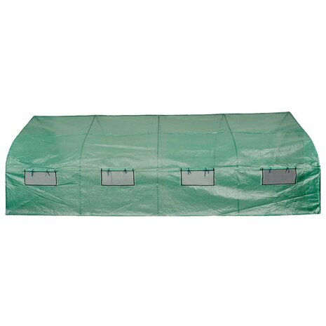 Tuinkas walk-in draagbare polytunnel met stalen frame 18 m² 3