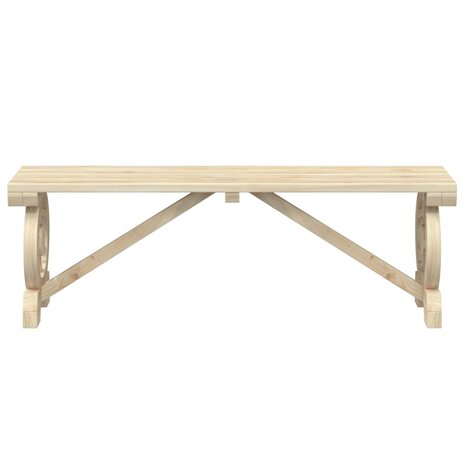 Tuinbank 115 cm massief vurenhout 4