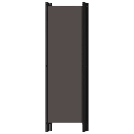 Kamerscherm met 5 panelen 250x180 cm antraciet 4