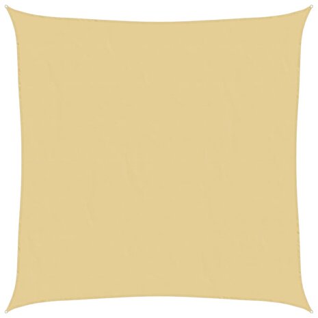 Zonnezeil 2x2 m 100% polyester oxford zandkleurig 2