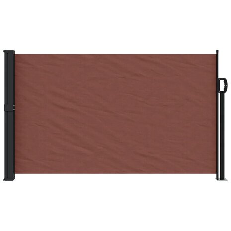Windscherm uittrekbaar 120x600 cm bruin 3