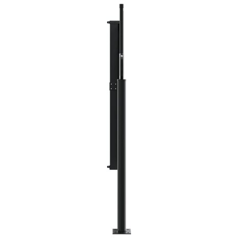 Windscherm uittrekbaar 100x500 cm bruin 4
