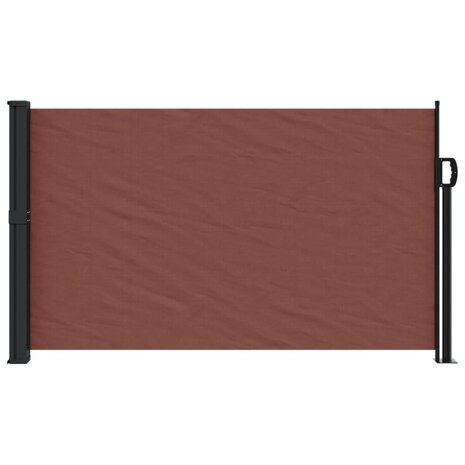 Windscherm uittrekbaar 120x500 cm bruin 3
