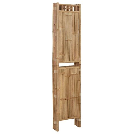 Kamerscherm met 4 panelen 160x180 cm bamboe 4