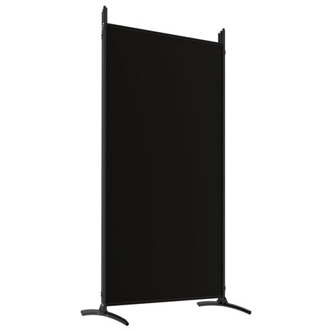 Kamerscherm met 5 panelen 433x180 cm stof zwart 6