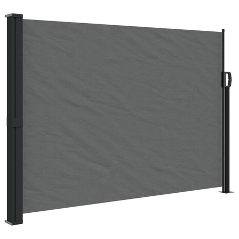 Windscherm uittrekbaar 140x300 cm antracietkleurig 2