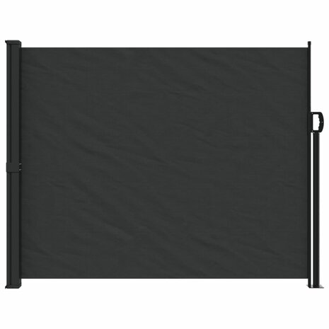 Windscherm uittrekbaar 160x300 cm zwart 3