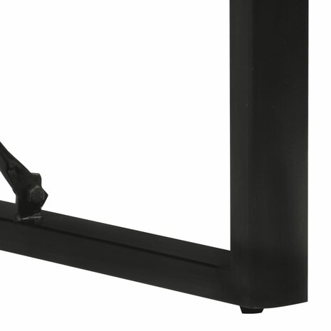 Eettafel 120x55x76 cm massief gerecycled hout 5