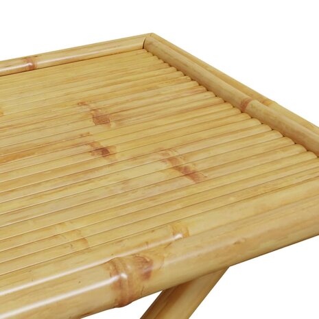 Tuintafel inklapbaar 110x55x75 cm bamboe 7