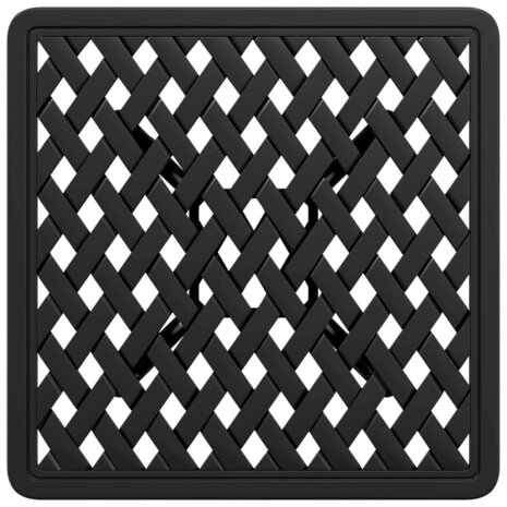 Tuintafel 53x53x53 cm gietaluminium zwart 8