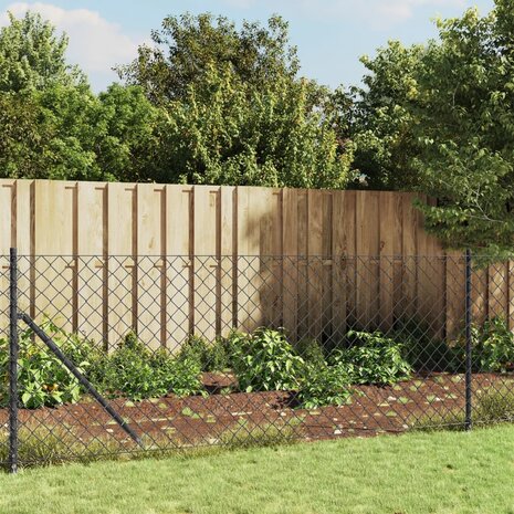 Gaashek met flens 1x10 m antracietkleurig 1