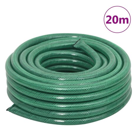 Tuinslang met koppelingsset 0,75&apos;&apos; 20 m PVC groen 11