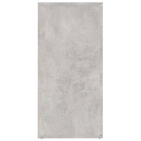 Dressoir 160x36x75 cm bewerkt hout betongrijs 7