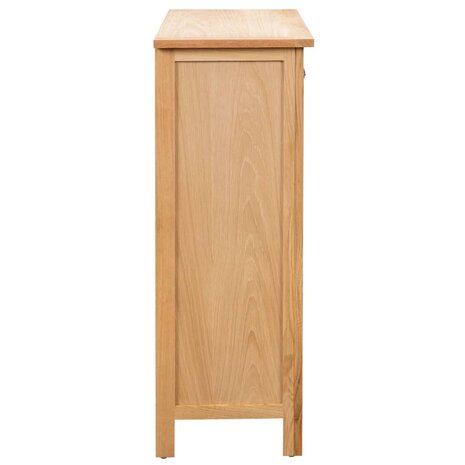 Wijnkast 72x32x90 cm massief eikenhout 4