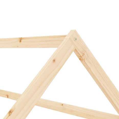 Kinderbedframe massief grenenhout 80x160 cm 6