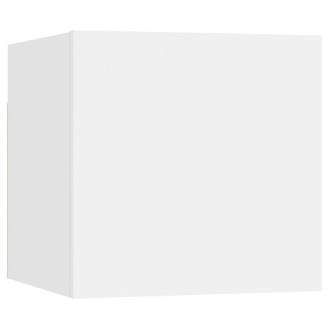 Tv-wandmeubel 30,5x30x30 cm wit 2