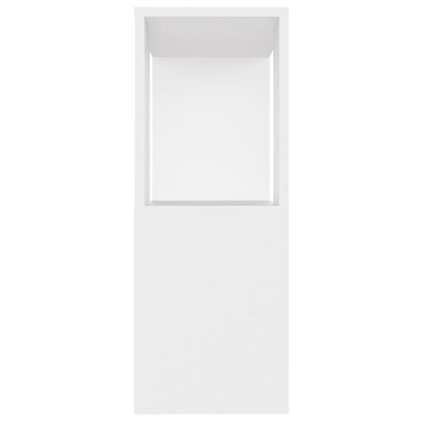 Tv-meubel 80x24x63 cm bewerkt hout wit 6