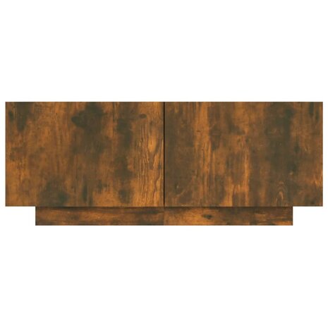 Tv-meubel 100x35x40 cm bewerkt hout gerookt eikenkleurig 3