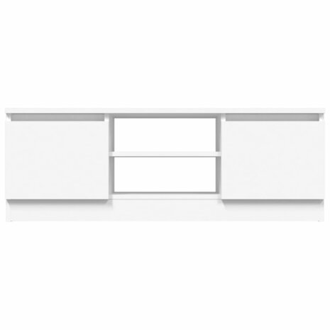 Tv-meubel met deur 102x30x36 cm wit 5