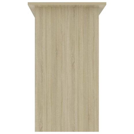 Bureau 80x45x74 cm bewerkt hout sonoma eikenkleurig 6