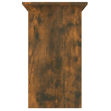 Bureau 80x45x74 cm bewerkt hout gerookt eikenkleurig 6