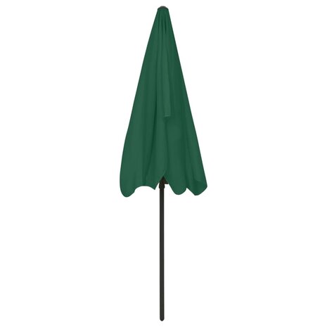 Strandparasol 200x125 cm groen 5