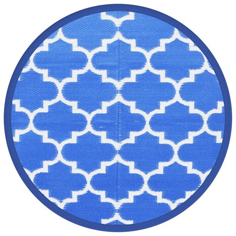 Buitenkleed Ø160 cm polypropeen blauw 2