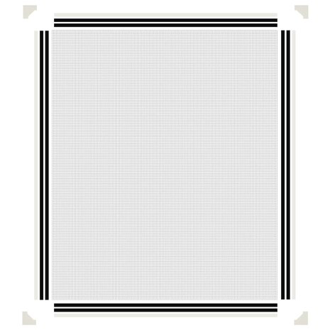 Insectenhor voor ramen magnetisch 100x120 cm wit 6