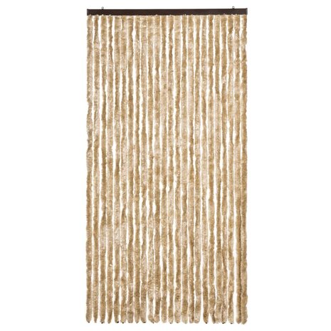 Vliegengordijn 100x220 cm chenille beige 3