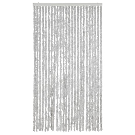 Vliegengordijn 100x230 cm chenille grijs 3