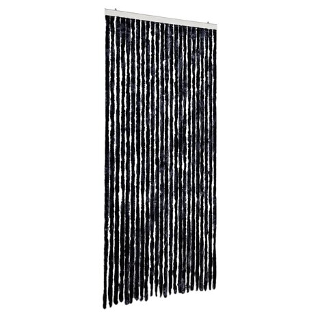 Vliegengordijn 100x200 cm chenille antracietkleurig 2
