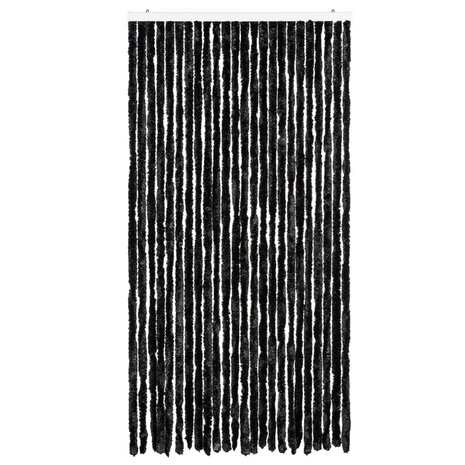 Vliegengordijn 100x230 cm chenille antracietkleurig 3
