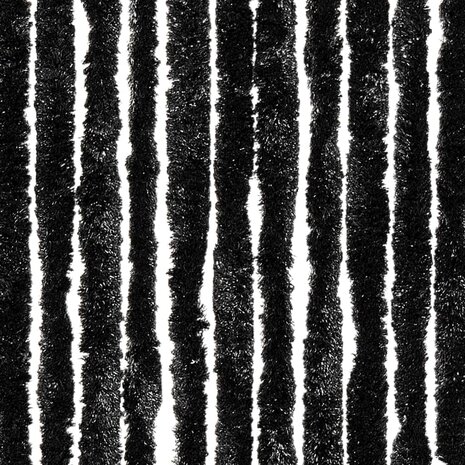 Vliegengordijn 100x230 cm chenille antracietkleurig 5