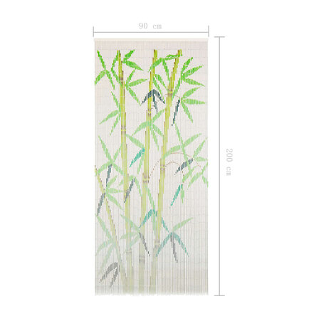 Vliegengordijn 90x200 cm bamboe 6