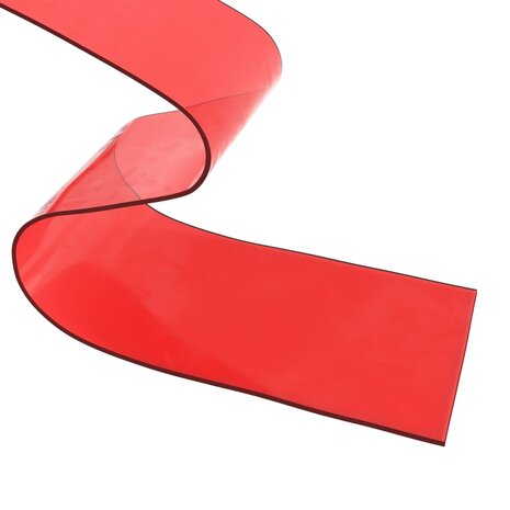 Deurgordijn 300x2,6 mm 25 m PVC rood 6