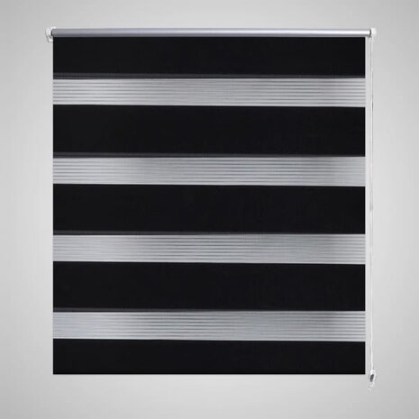 Duo Rolgordijn 40x100cm Zwart 1