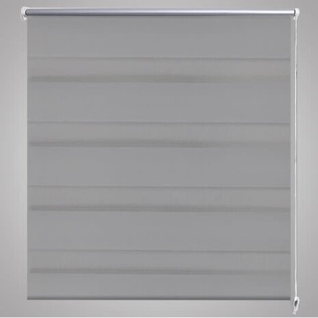 Duo rolgordijn 120 x 230 cm grijs 4
