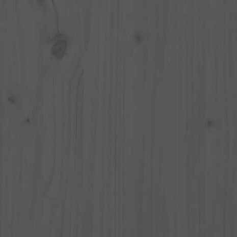 Wandhoofdbord 185x3x90 cm massief grenenhout grijs 7