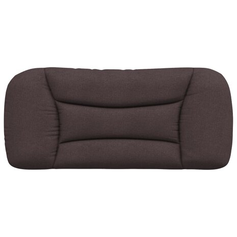 Hoofdbordkussen 80 cm stof donkerbruin 5