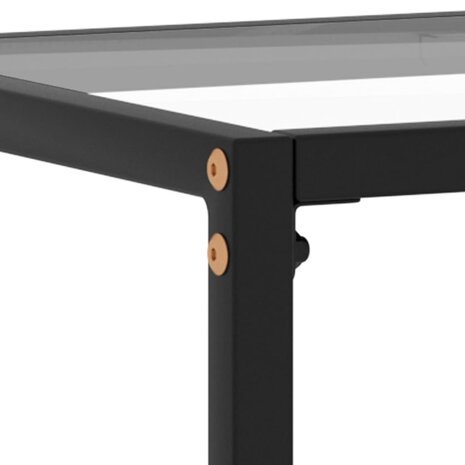 Wandtafel 80x35x75 cm gehard glas transparant 5