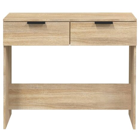 Wandtafel 90x36x75 cm bewerkt hout sonoma eikenkleurig 6