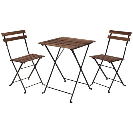 ProGarden 3-delige Bistroset zwart 2