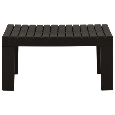 2-delige Loungeset met kussens kunststof grijs 5