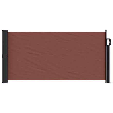 Windscherm uittrekbaar 100x300 cm bruin 3