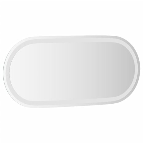 Badkamerspiegel LED ovaal 80x35 cm 4