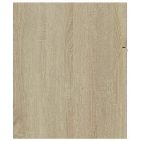 Wastafelkast 100x38,5x46 cm bewerkt hout sonoma eikenkleurig 7